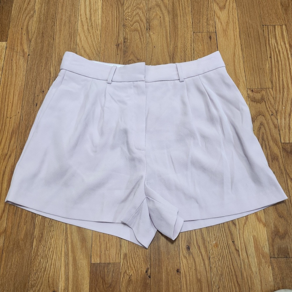 Aritzia Babaton High Waist 3" Pleated Front Dress Shorts